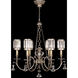 Eaton Place 6 Light 32 inch Silver Chandelier Ceiling Light