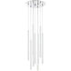 Forest LED 16 inch Chrome Chandelier Ceiling Light