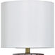 Matilda 18 inch 100 watt Burgundy Table Lamp Portable Light