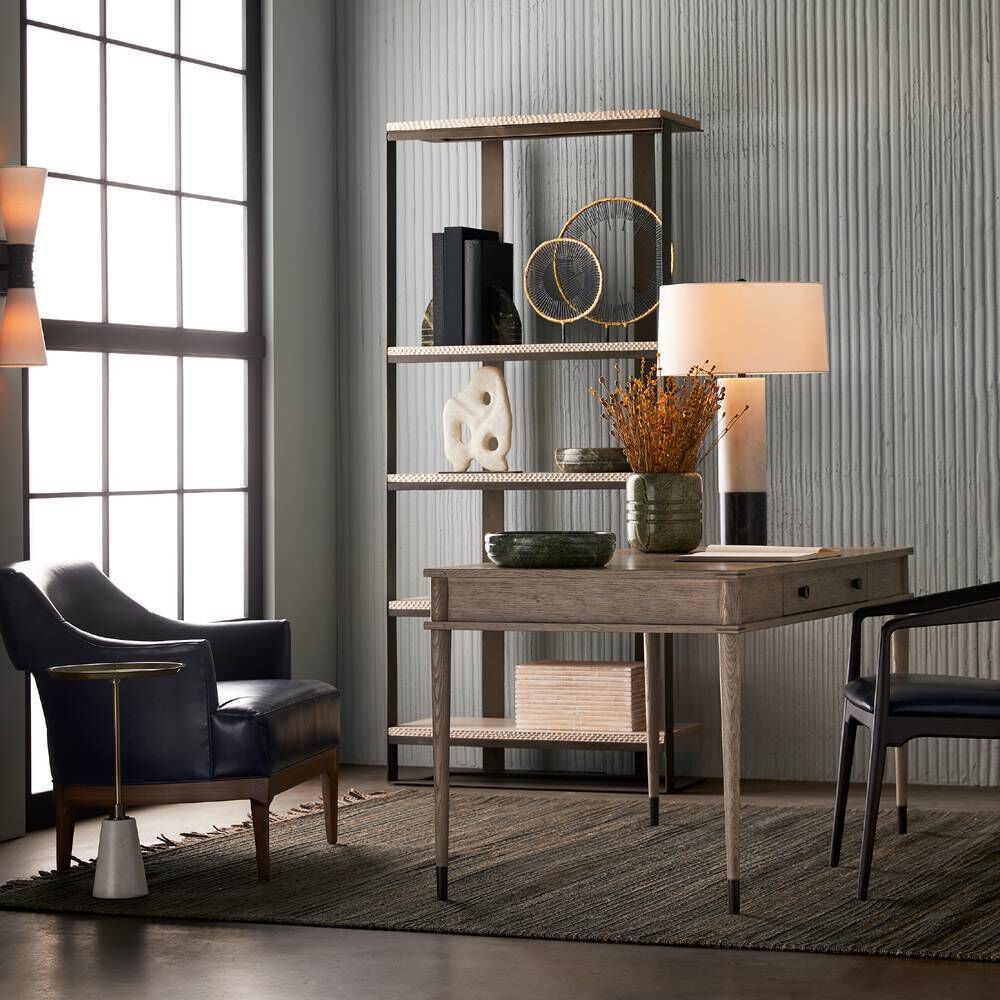 Herrick 81 X 36 inch Blackened Iron Etagere