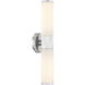 Voltelle 2 Light 5 inch Chrome Wall Sconce Wall Light