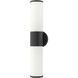 Lindale 2 Light 18.5 inch Black ADA Vanity Sconce Wall Light