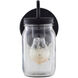 Calcite 1 Light 5 inch Black Wall Sconce Wall Light