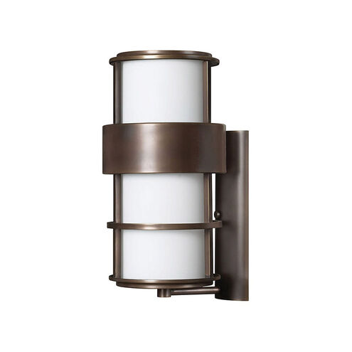 Saturn LED 20 inch Metro Bronze Outdoor Wall Lantern, Large