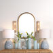 Levi 28.5 inch 150.00 watt Washed Blue Reactive Glaze Ceramic Table Lamp Portable Light