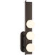 Vestra LED 5 inch Dark Bronze Wall Sconce Wall Light