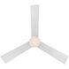 San Francisco 52 inch Matte White Downrod Ceiling Fans, Smart Fan
