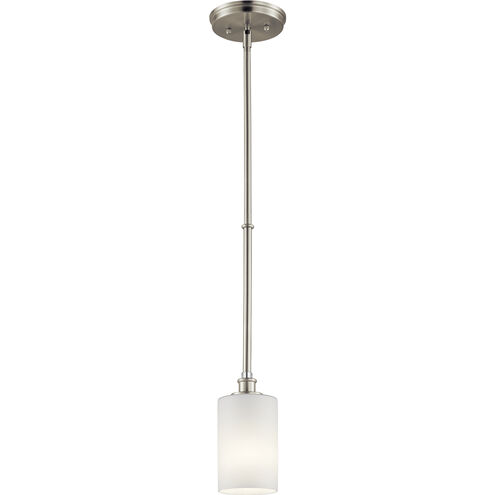 Joelson LED 4 inch Brushed Nickel Mini Pendant Ceiling Light