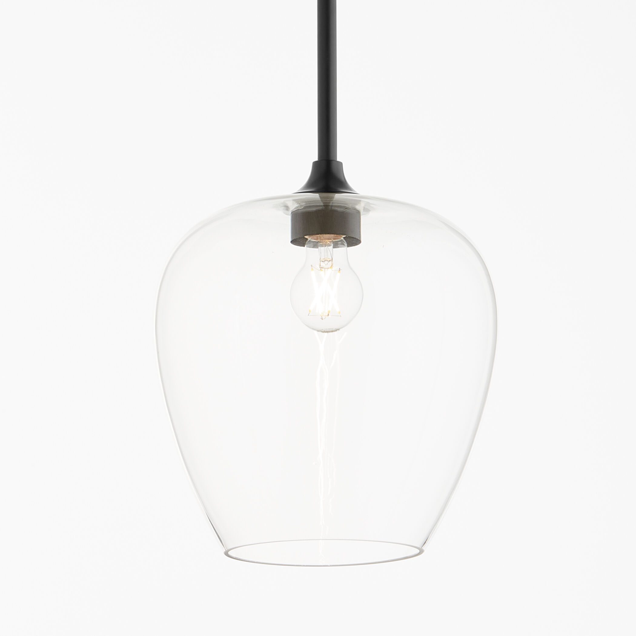 Veno 1 Light 11 inch Matte Black Pendant Ceiling Light