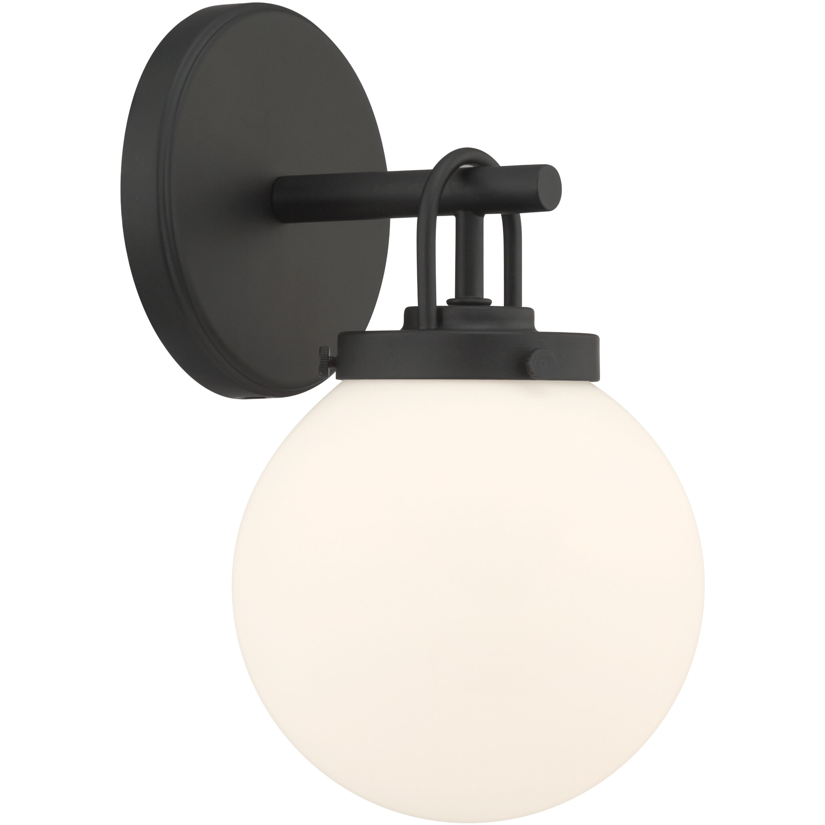 Ortesa 1 Light 6 inch Dark Matte Black Bath Sconce Wall Light