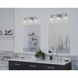 Alexa 3 Light 22 inch Brushed Nickel Bath Vanity Wall Light