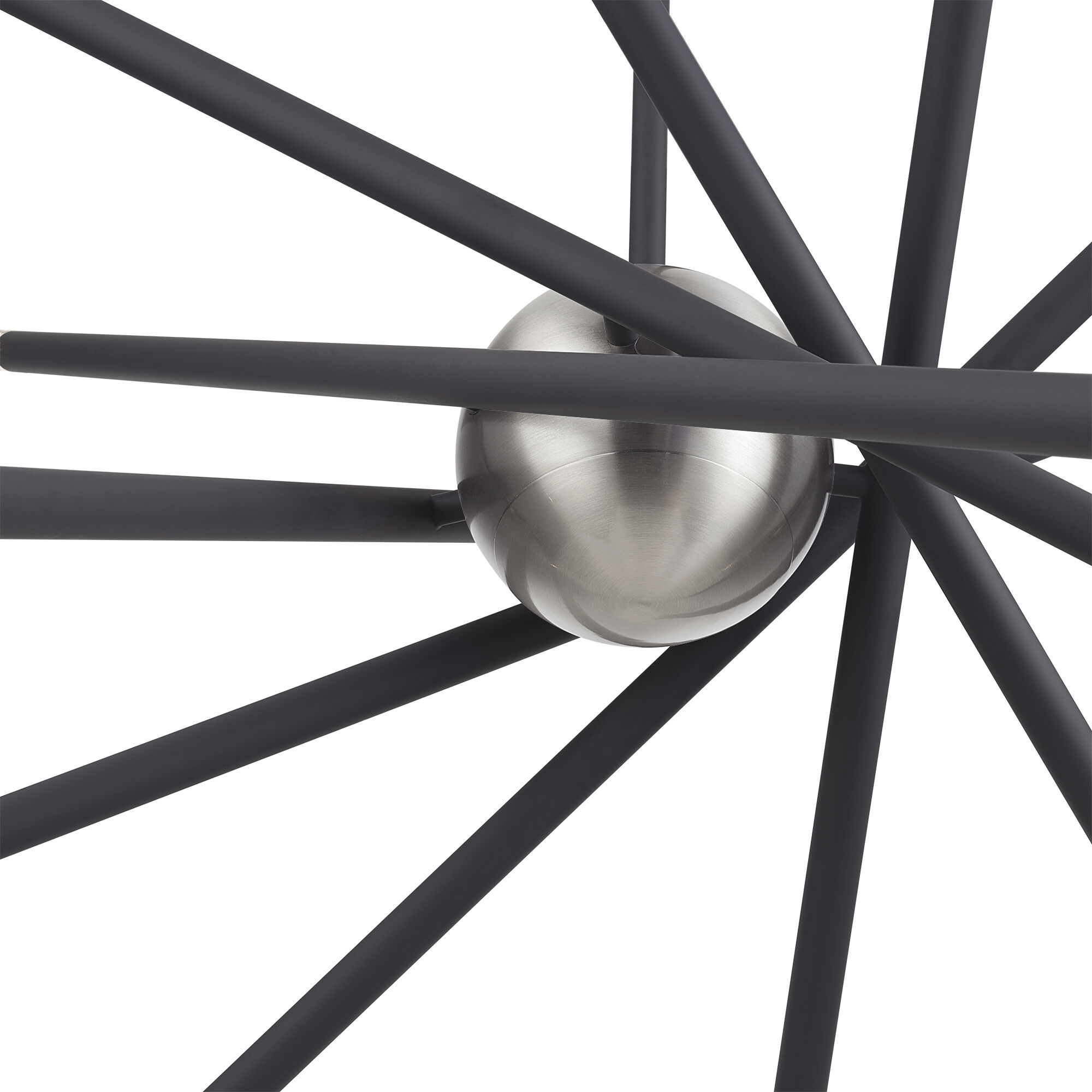 Soho 14 Light 40 inch Scandinavian Gray with Brushed Nickel Accents Foyer Chandelier Ceiling Light