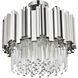Willow 4 Light 16 inch Chrome Flush Mount Ceiling Light