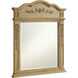 Danville 38 X 32 inch Antique Beige Wall Mirror in Antique Bronze