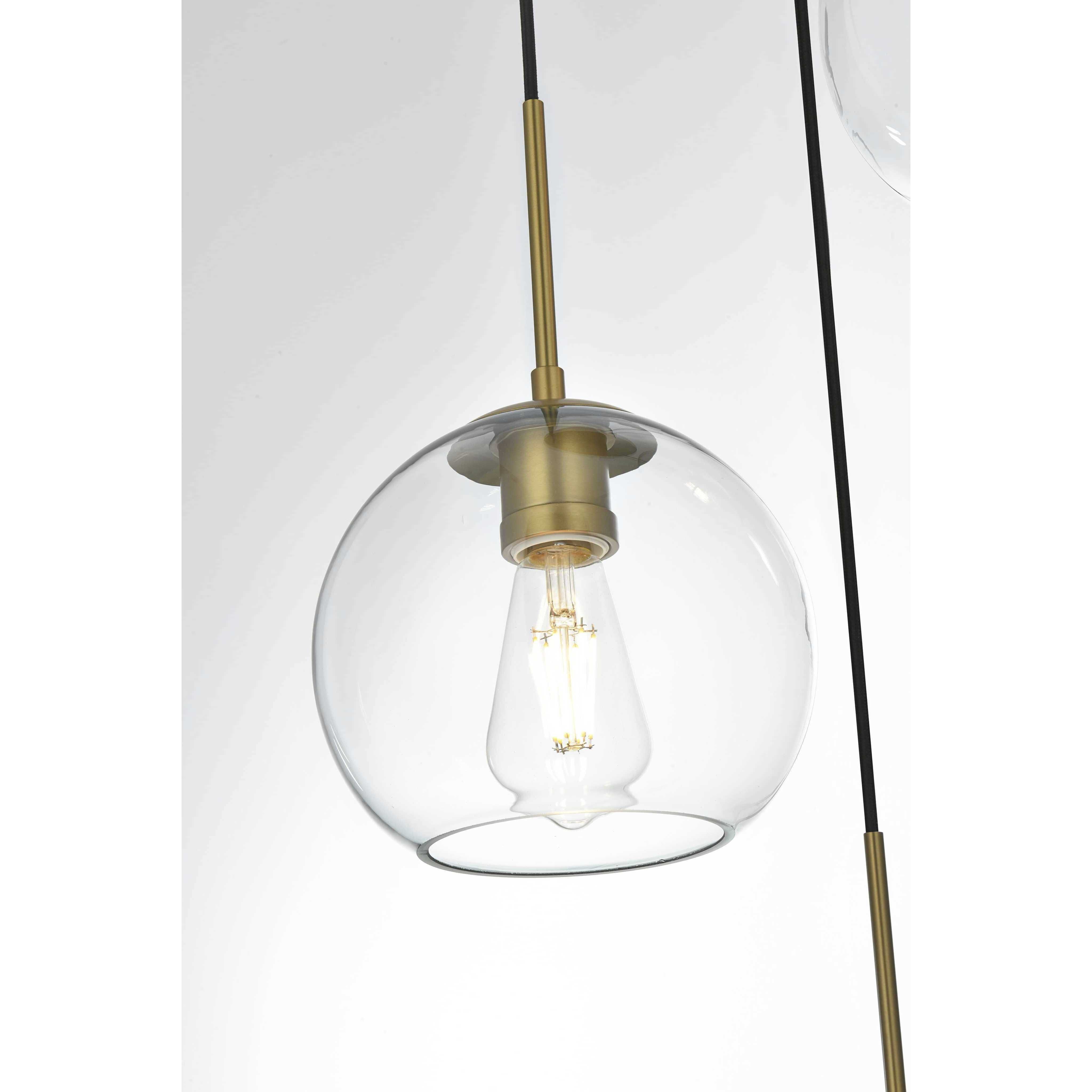 Baxter 3 Light 18 inch Satin Gold Pendant Ceiling Light