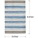 Anita 96 X 60 inch Multi Color Rug, Rectangle