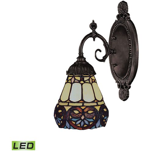 Mix-N-Match Sconce Wall Light in Tiffany 21 Glass, LED