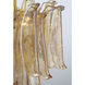 Regent 4 Light 17.75 inch Legacy Brass Chandelier Ceiling Light in Amber Crackled Glass