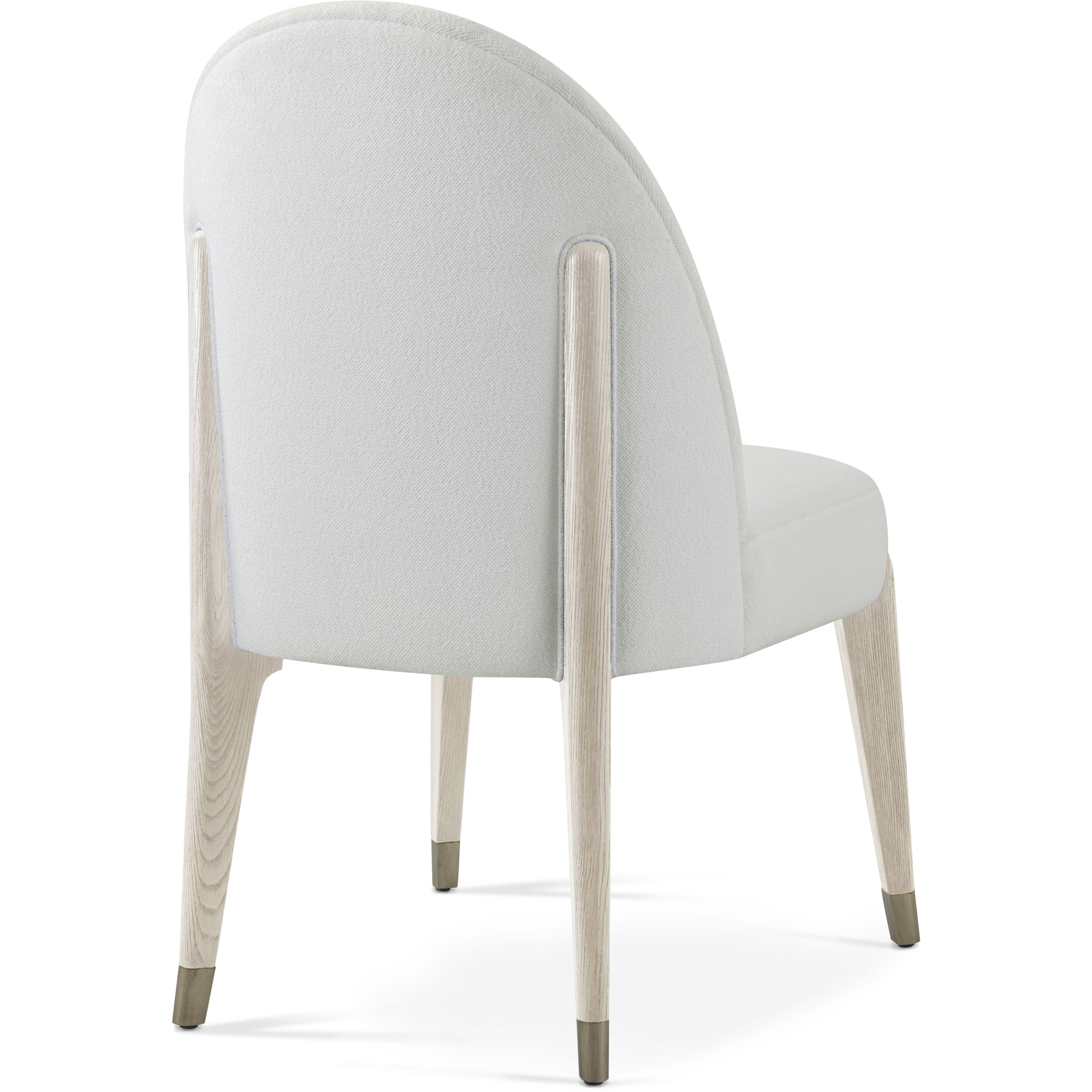 Luna Cascade Dining Side Chair, Wooden, Upholstered