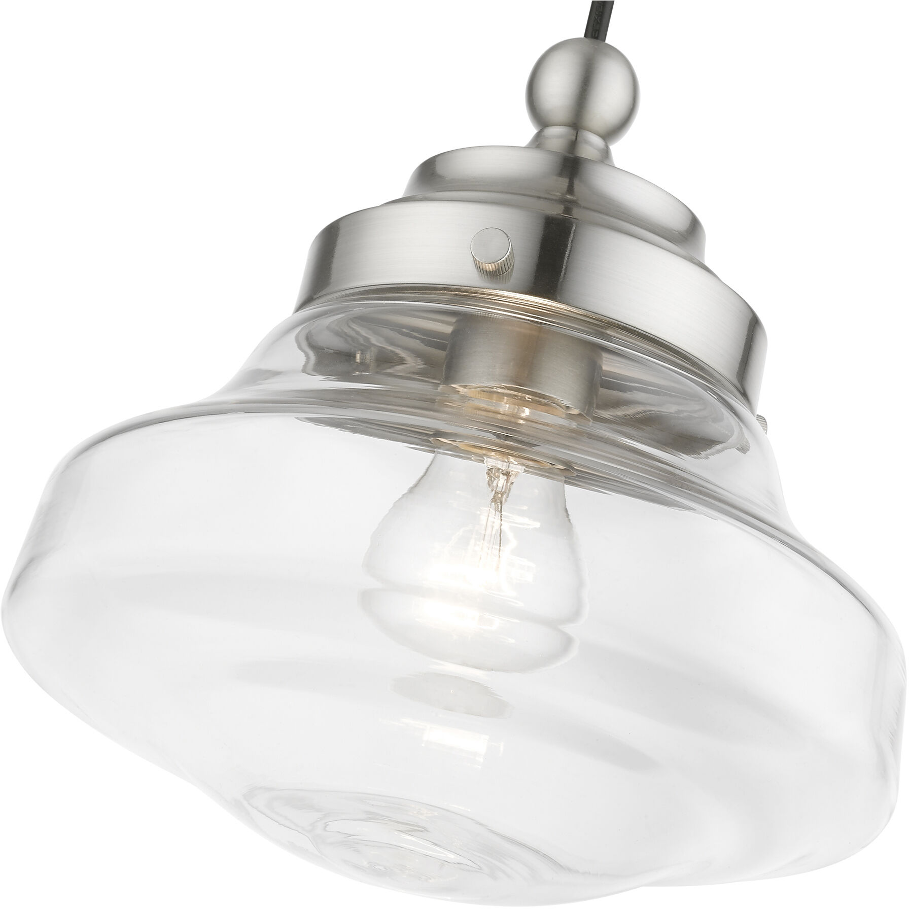 Avondale 1 Light 9 inch Brushed Nickel Mini Pendant Ceiling Light