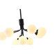 Canada 9 Light 24 inch Black Chandelier Ceiling Light