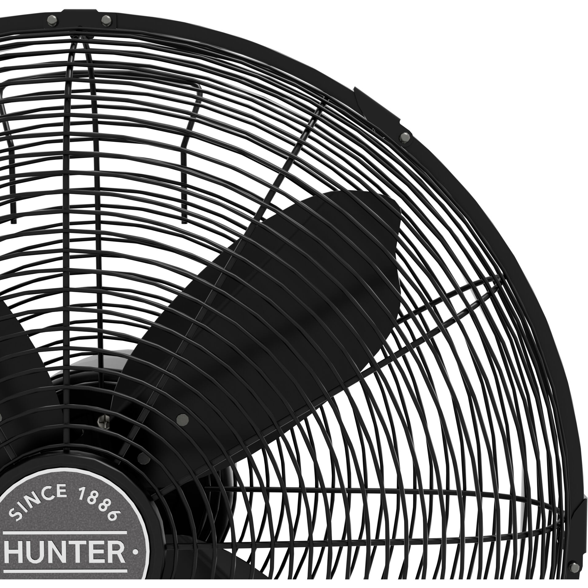 Classic W16 Matte Black Wall Fan