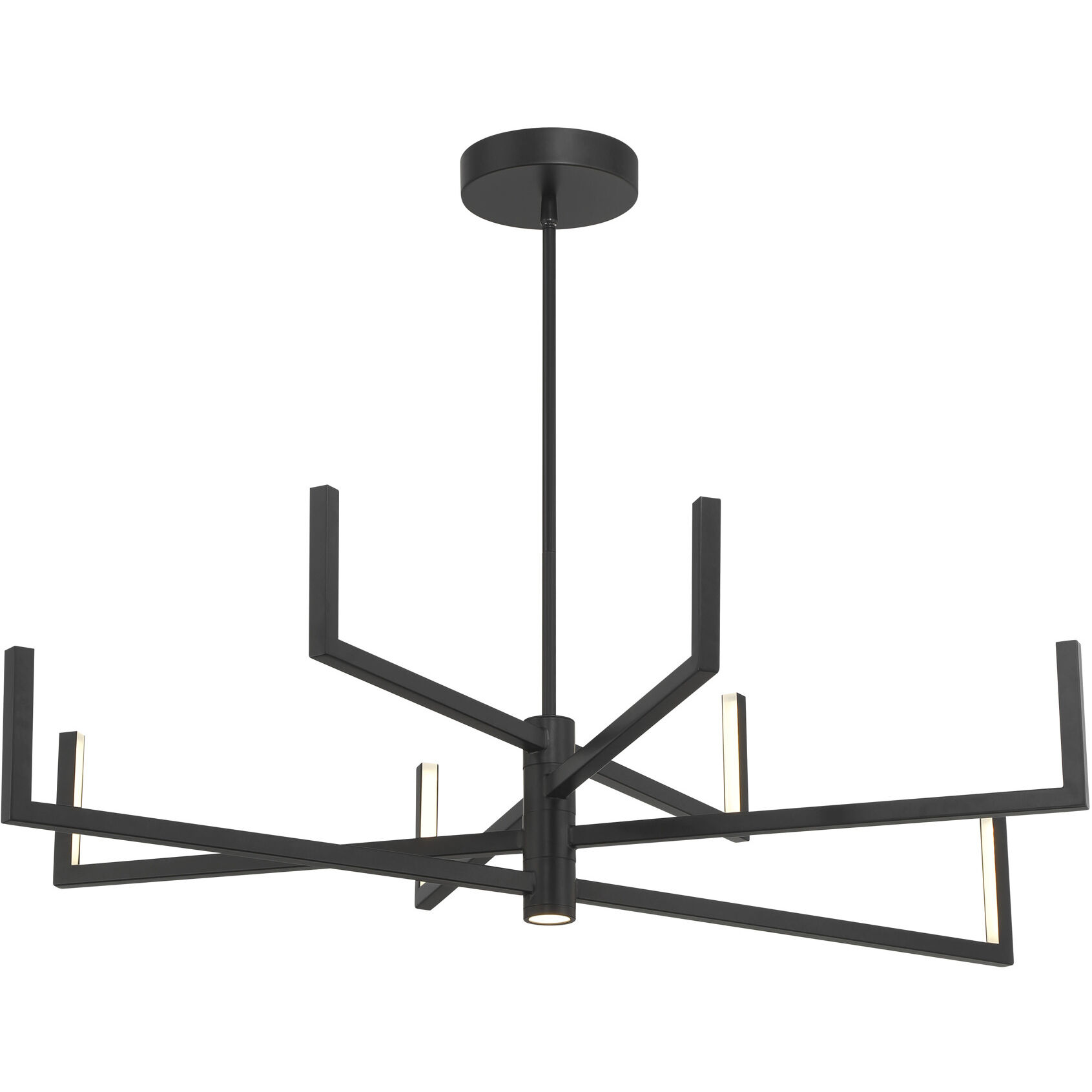 Articular LED 36 inch Coal Chandelier Ceiling Light