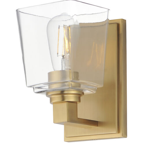 Cubos 1 Light 4.75 inch Natural Aged Brass Bath Vanity Wall Light