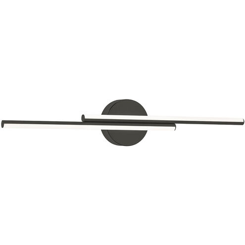 Ella LED 24.25 inch Black Vanity Light Wall Light