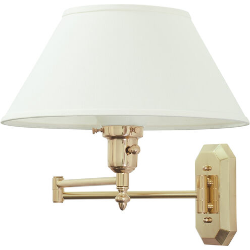 Decorative Wall Swing 1 Light 14 inch Polished Brass Wall Lamp Wall Light
