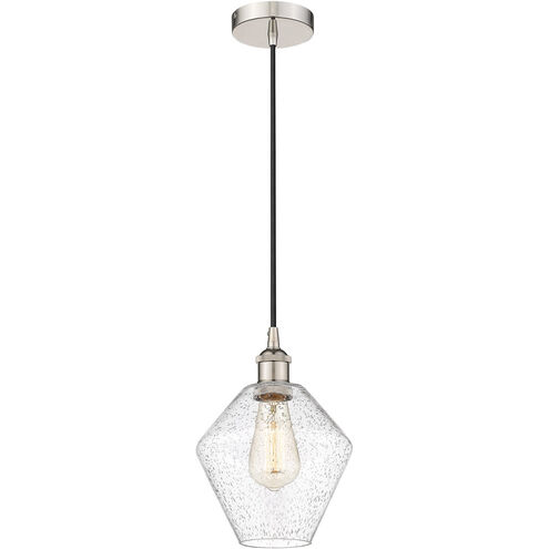 Edison Cindyrella 1 Light 8 inch Polished Nickel Mini Pendant Ceiling Light