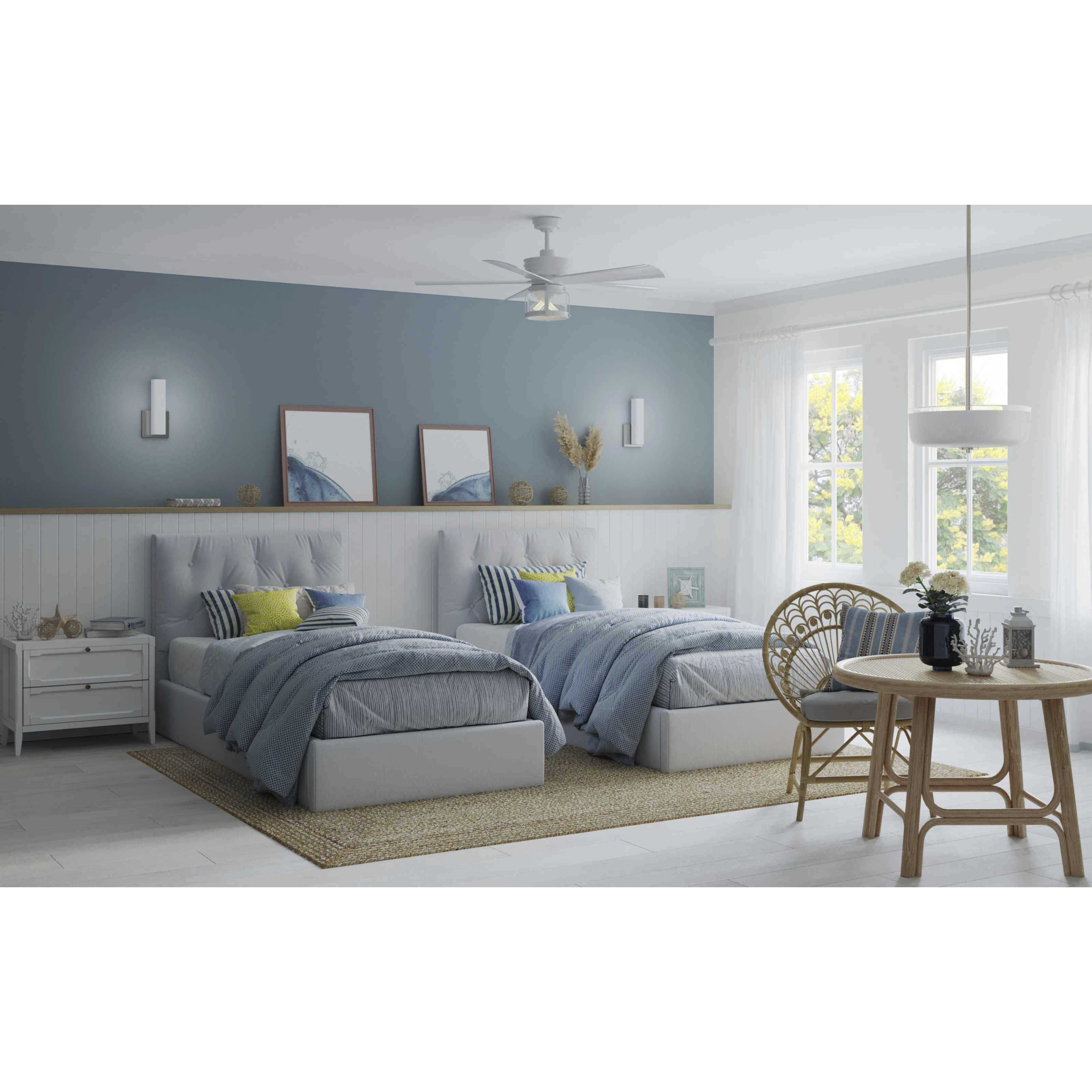 Alexa 3 Light 18 inch Brushed Nickel Foyer Pendant Ceiling Light