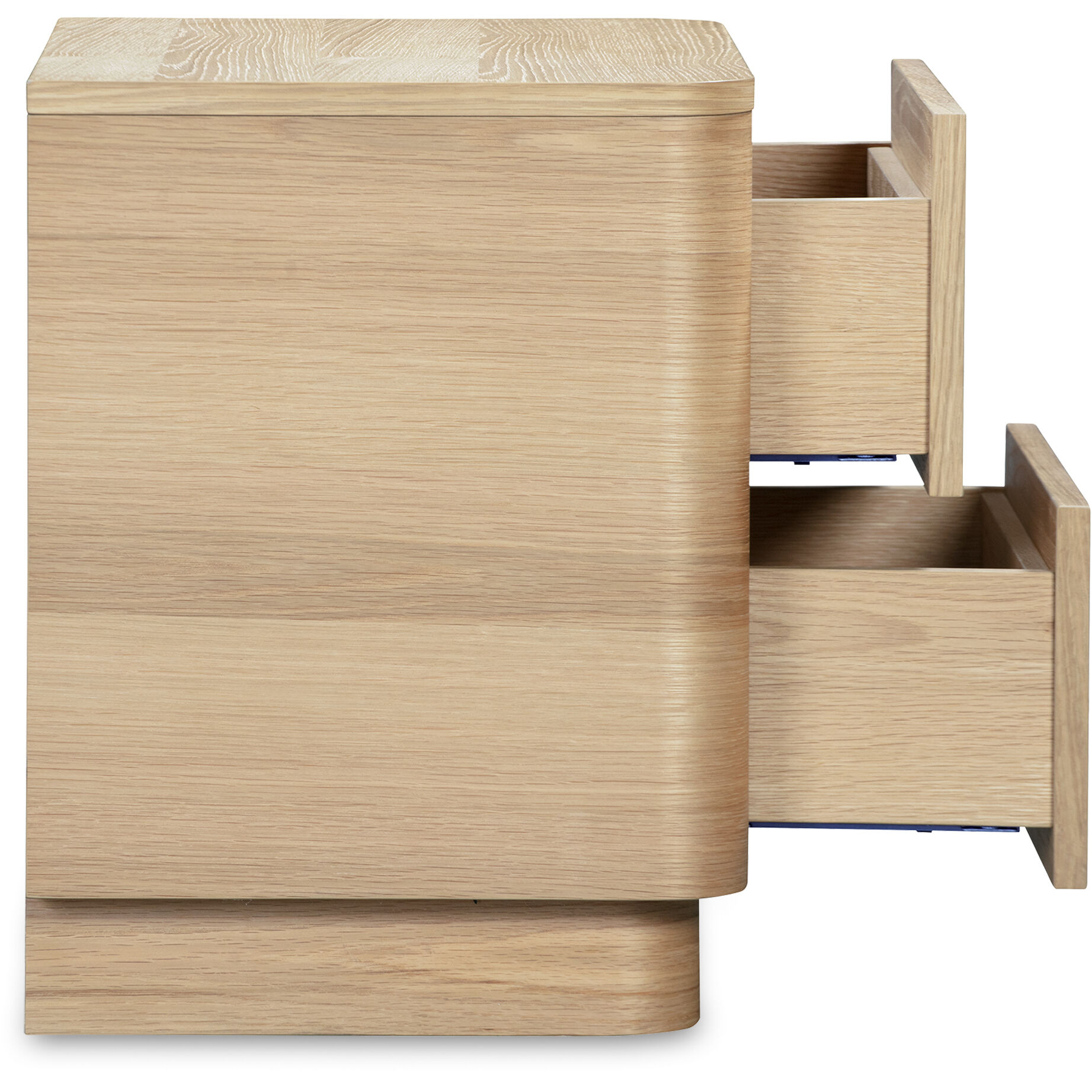 Round Off 20 X 20 inch Natural Nightstand, Tall