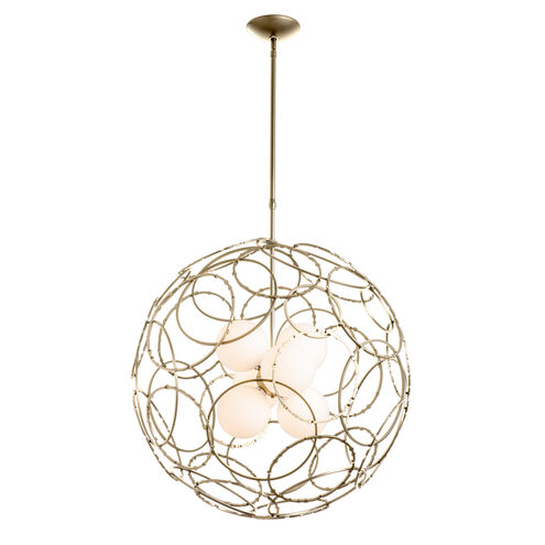 Olympus 6 Light 31 inch Modern Brass Pendant Ceiling Light
