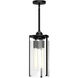 Belmont 1 Light 5.5 inch Matte Black Pendant Ceiling Light