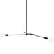 Gale 2 Light Soft Black Pendant Ceiling Light