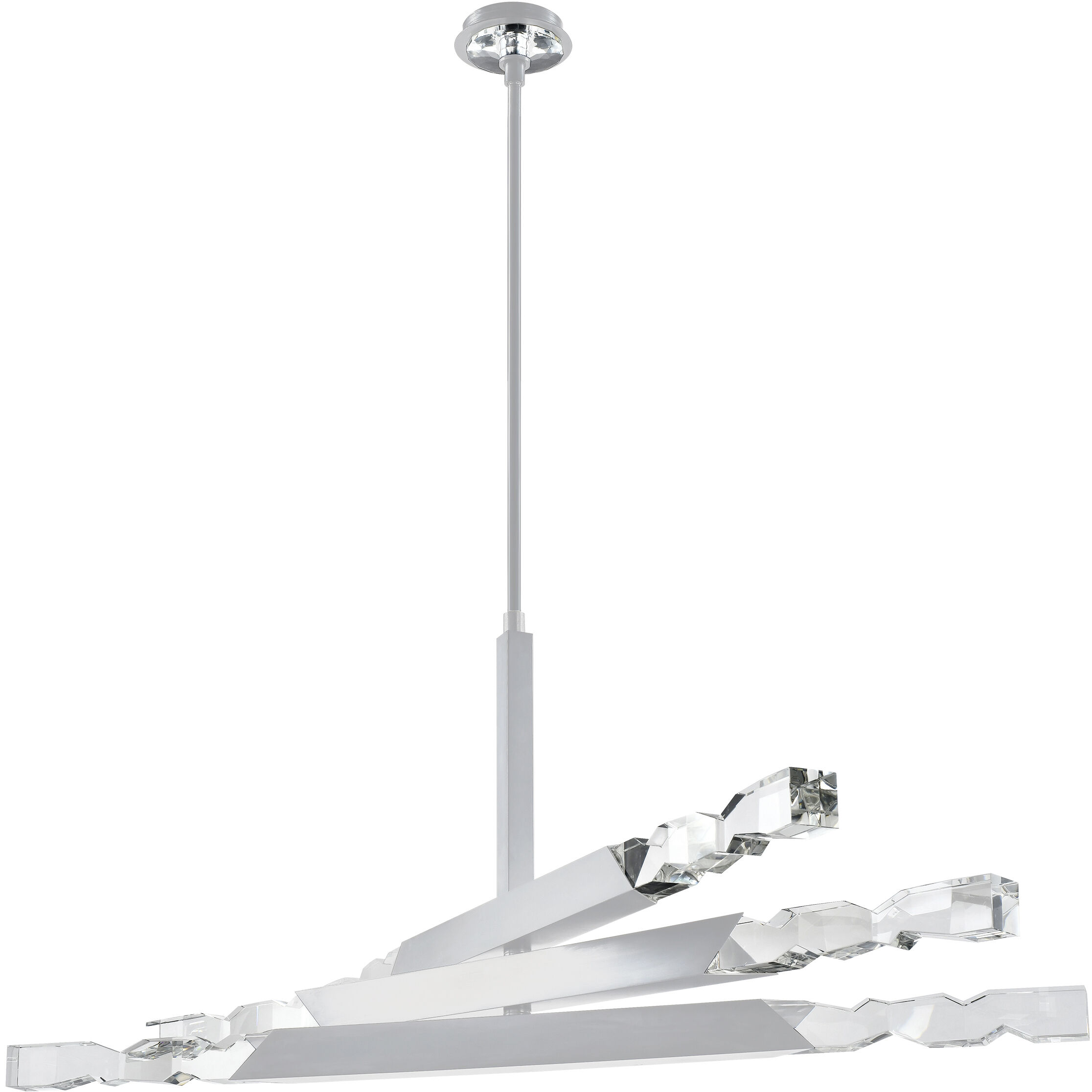 Mamadim 6 Light 48 inch Matte White Chandelier Ceiling Light