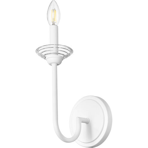 Allistair Wall Sconce Wall Light in Textured White