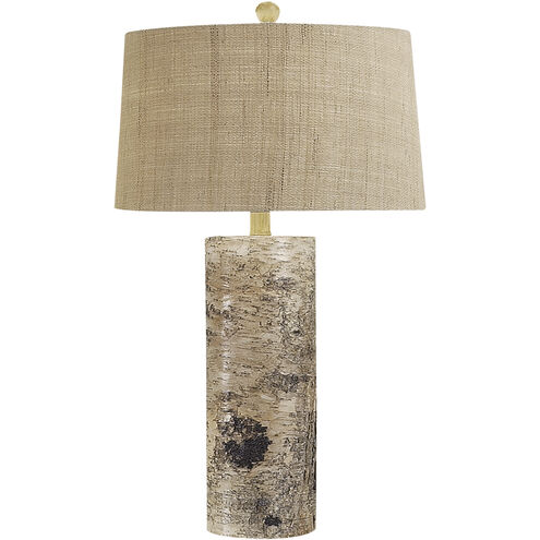 Aspen Bark 30 inch 9.5 watt Natural Table Lamp Portable Light in LED