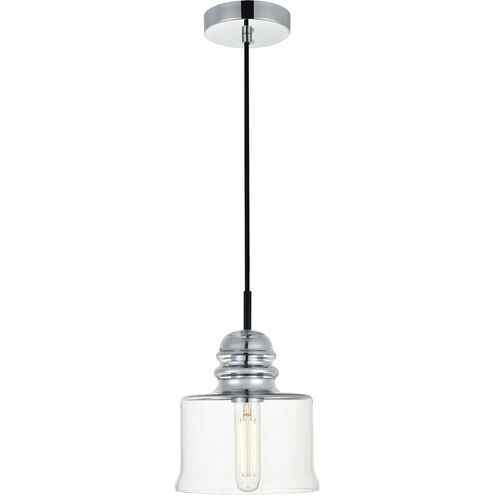 Kenna 1 Light 7 inch Chrome Pendant Ceiling Light