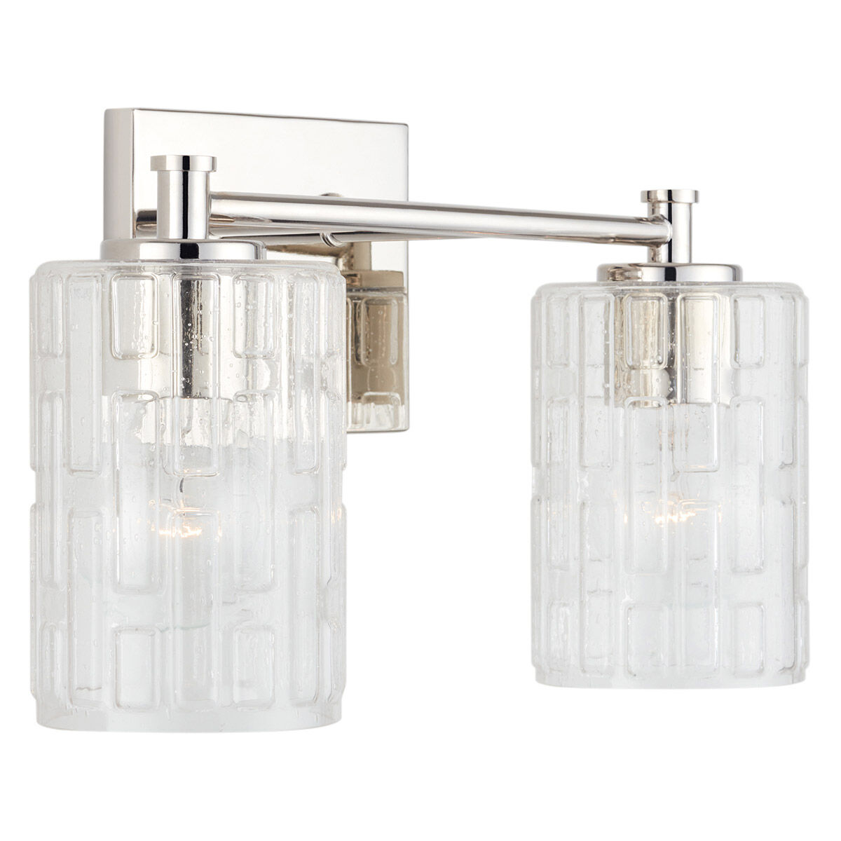 Capital Lighting 138321PN 491 Emerson 2 Light 15 inch Polished Nickel Vanity Light Wall Light