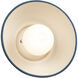 Ambiance Collection 1 Light 10 inch Midnight Sky with Matte White Wall Sconce Wall Light