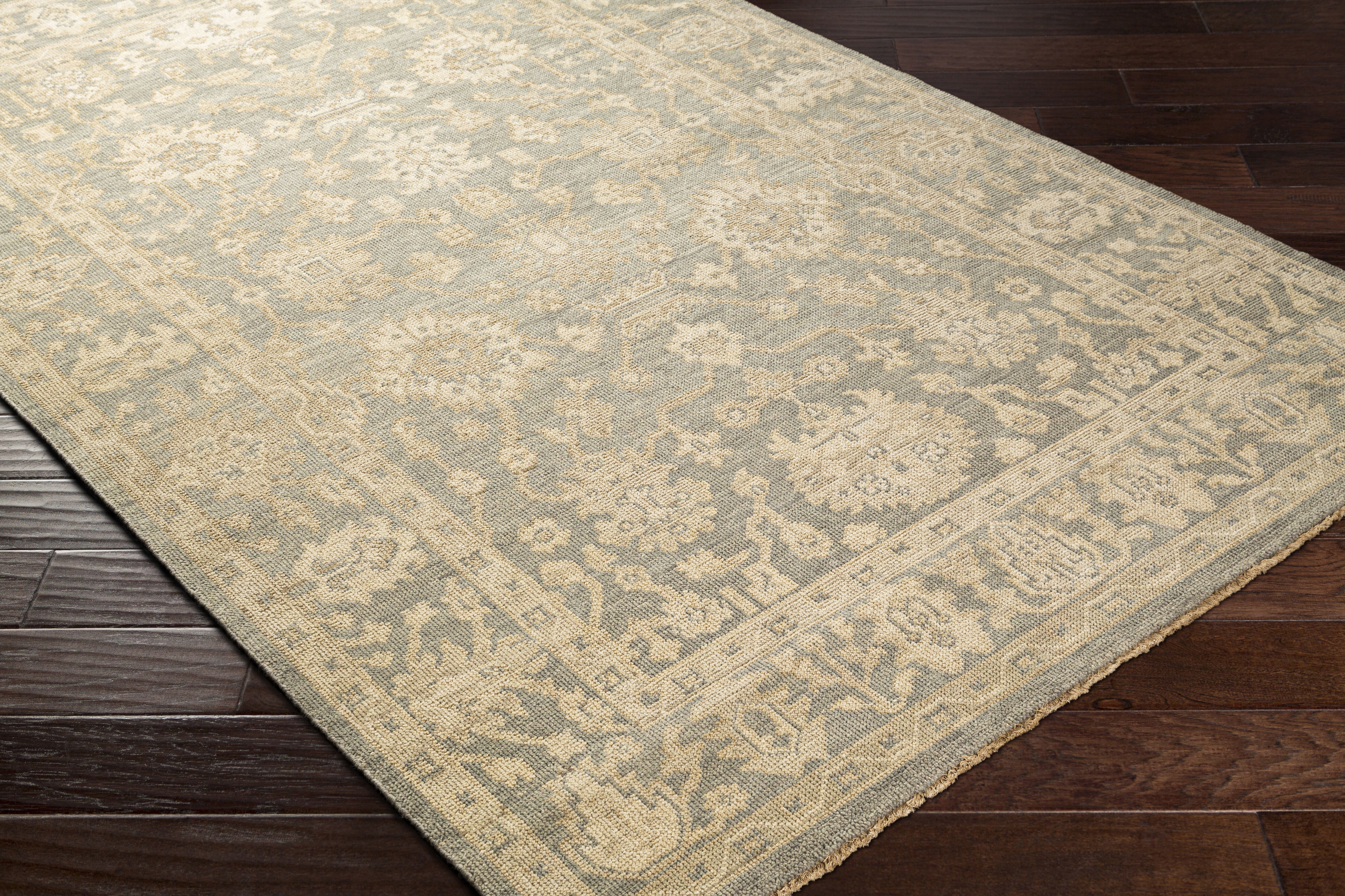 Reign 108 X 72 inch Dusty Sage Rug in 6 X 9, Rectangle