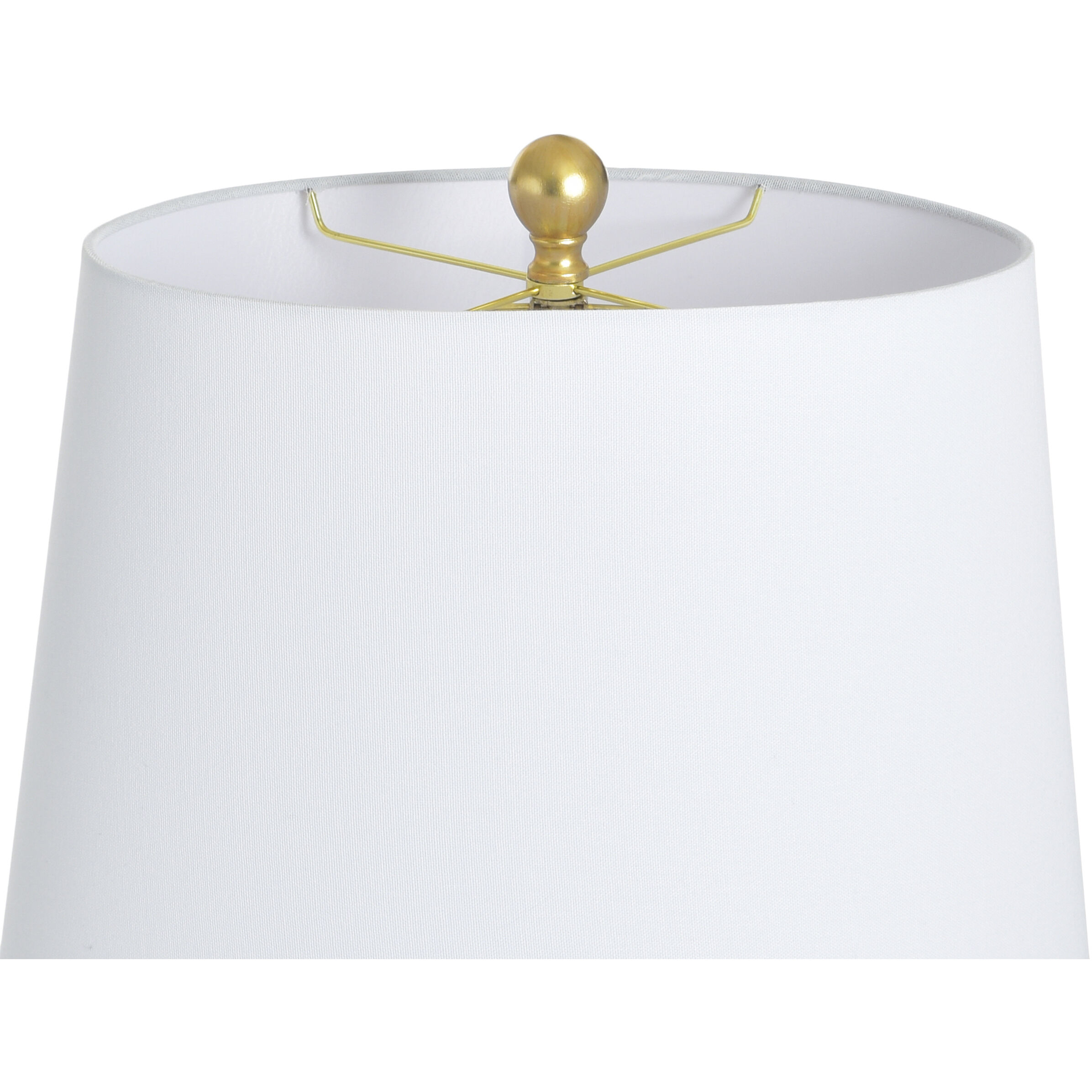 Raffine 33.75 inch 100 watt Raffine Gold and Grey and White Table Lamp Portable Light