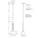 Signature 1 Light 5.25 inch Brushed Nickel Mini Pendant Ceiling Light
