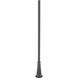 Outdoor Post Black Outdoor Posts + Hardware in 8