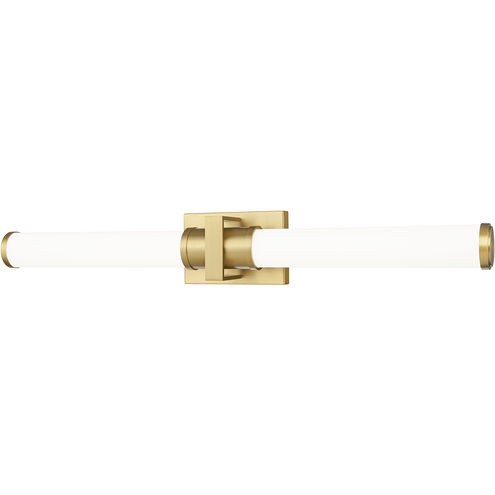 Idris LED 32.5 inch Modern Gold Bath Vanity Wall Light