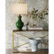 Lilou 31.5 inch 150 watt Green and Antique Brass Table Lamp Portable Light