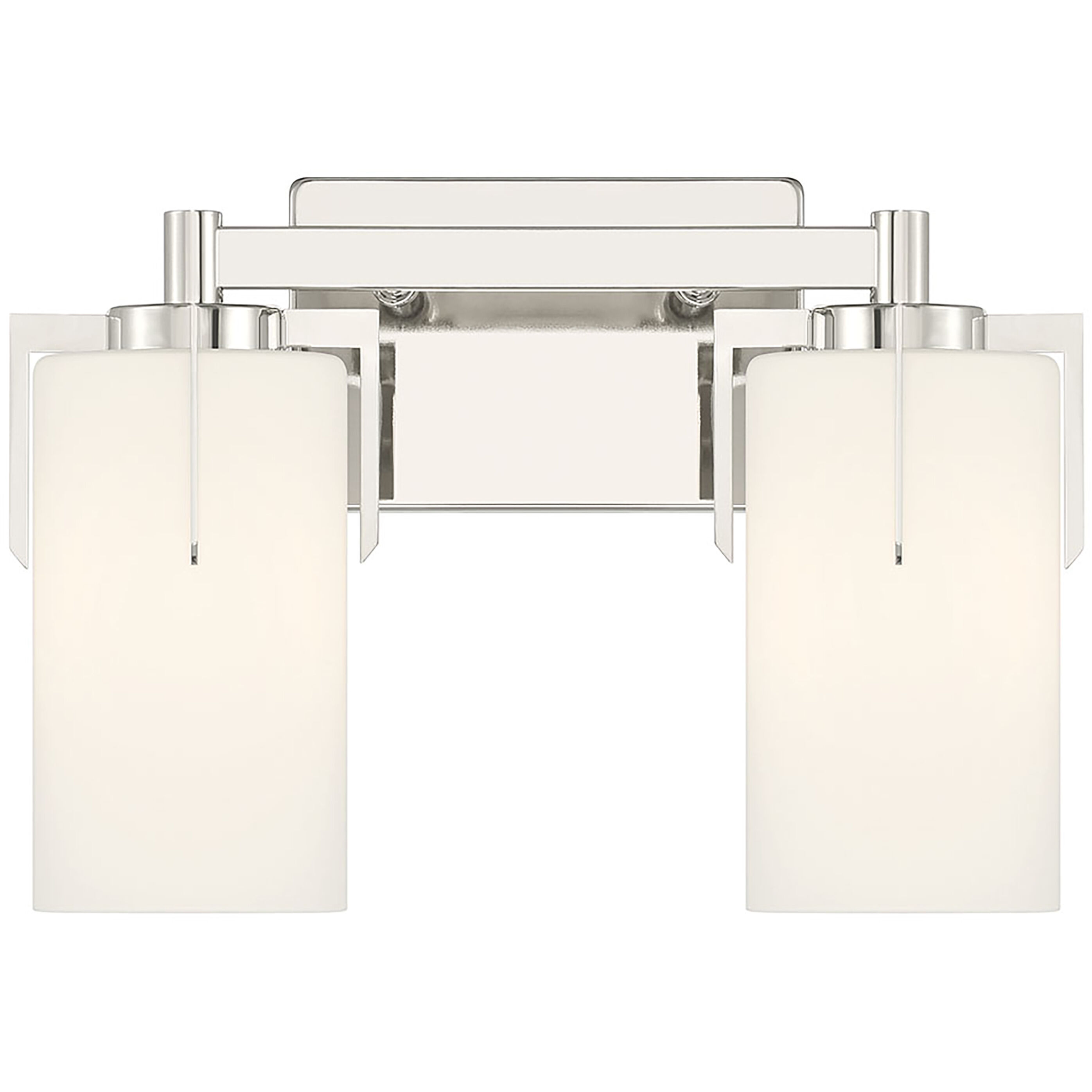 Froselle 2 Light 13.25 inch Polished Nickel Bathroom Vanity Light Wall Light