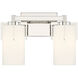 Froselle 2 Light 13.25 inch Polished Nickel Bathroom Vanity Light Wall Light